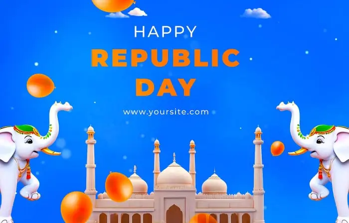 Happy Indian Republic Day 3D Slideshow
